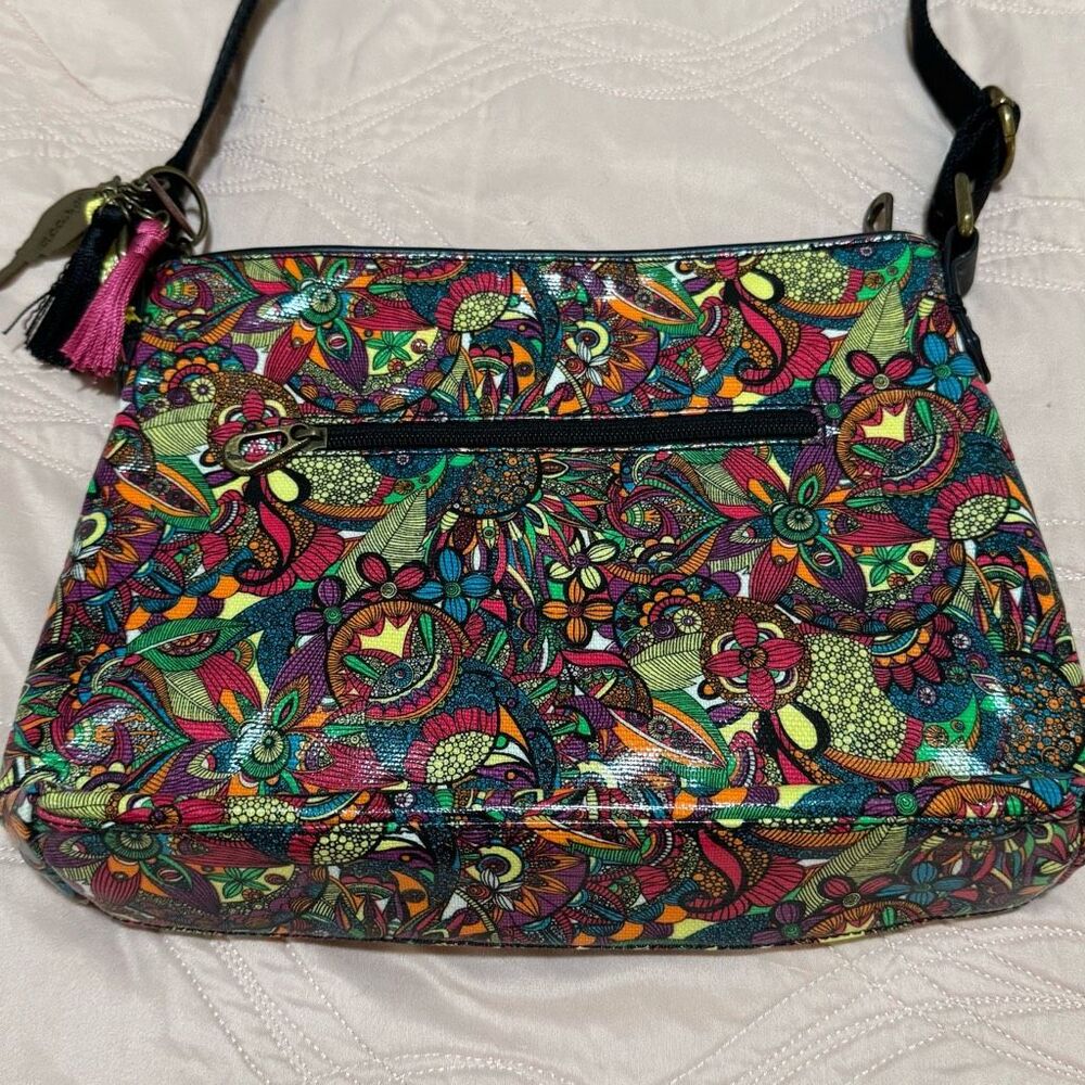 SAKROOTS Artist Circle Zippered Crossbody - rainbow spirit desert - Picture 4 of 7